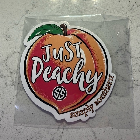 Simply Southern Other - Simply Southern Just Peachy Large Sticker